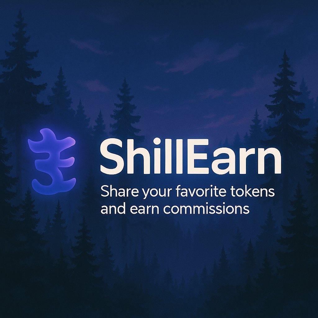 ShillEarn - Share Crypto Tokens & Earn Commissions - Farcaster Mini Apps